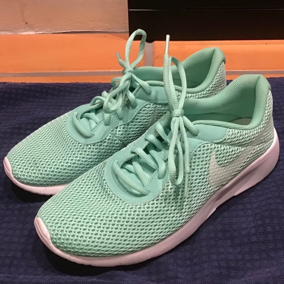 Nike Shoes - Nike Tanjun Women's Running Shoe mint green size 7Y/8.5